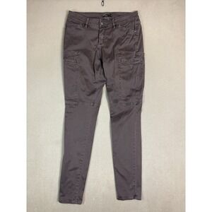 prAna Pants Womens 8 Brown‎ Louisa Cargo Skinny Mid Rise Regular Fit Stretch